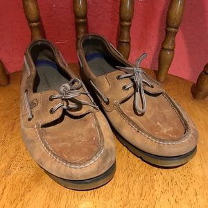 Sperry Topsider Tan Boat Shoes Size 11